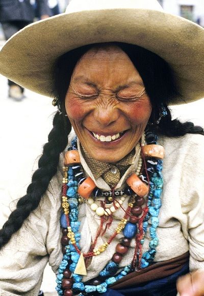 tibetan smile