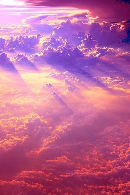pink and lavendar sunset
